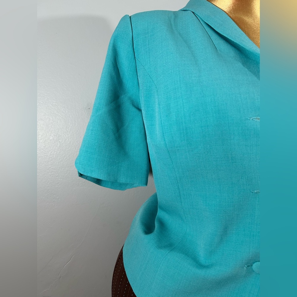 “ OUTFIT 2pcs “ Appleseed's Teal Top and Cato Brown Flare Pants - Picture 8 of 10